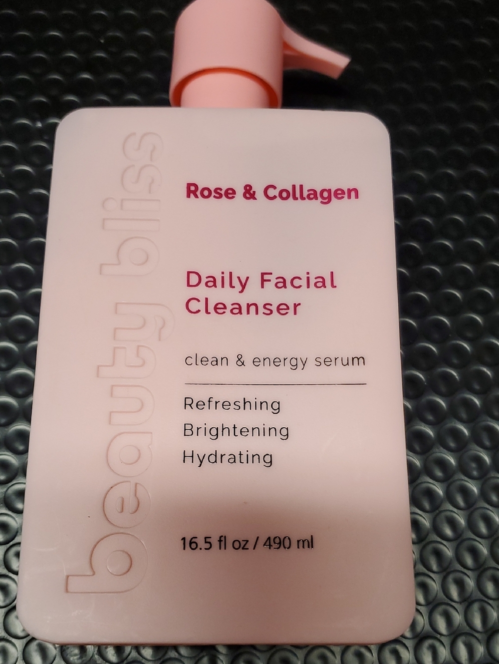 Beauty Bliss Rose & Collagen Daily Facial Cleanser — Soft Pink